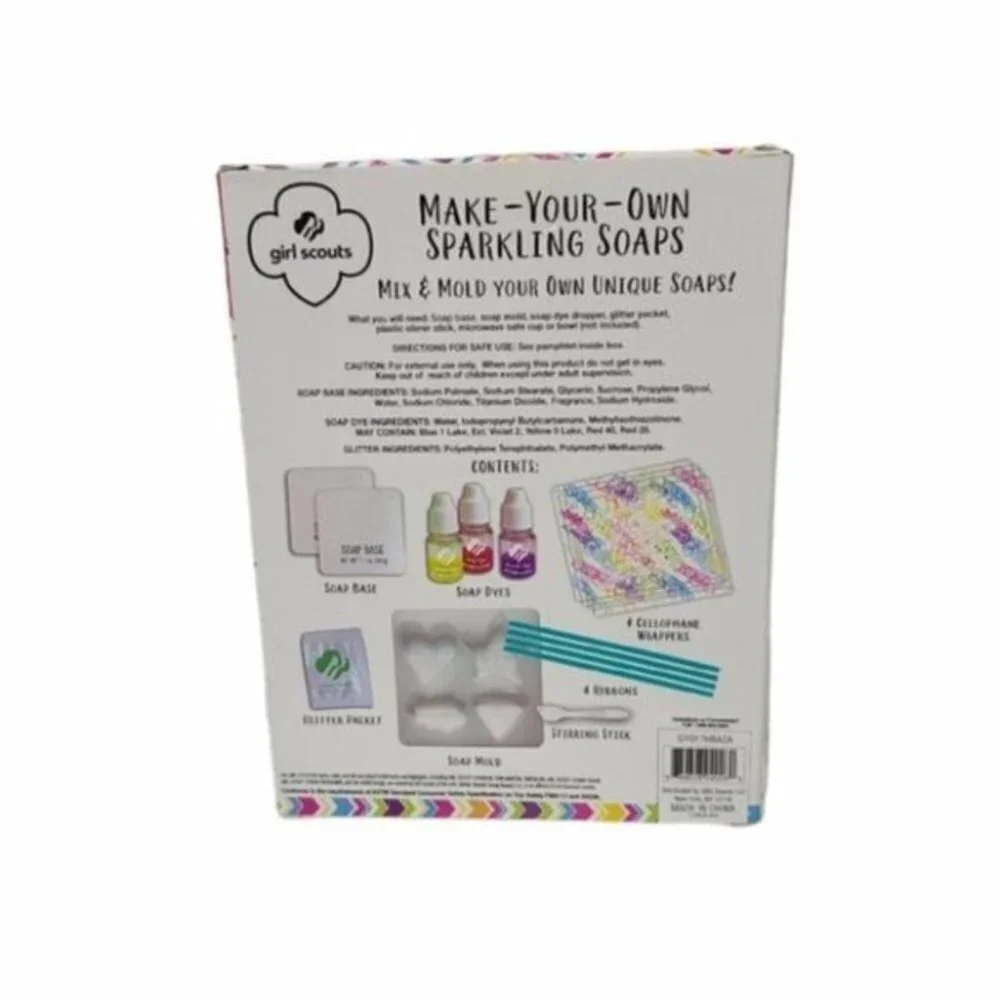 NIB Girl Scouts Make Your Own Sparkling Soap